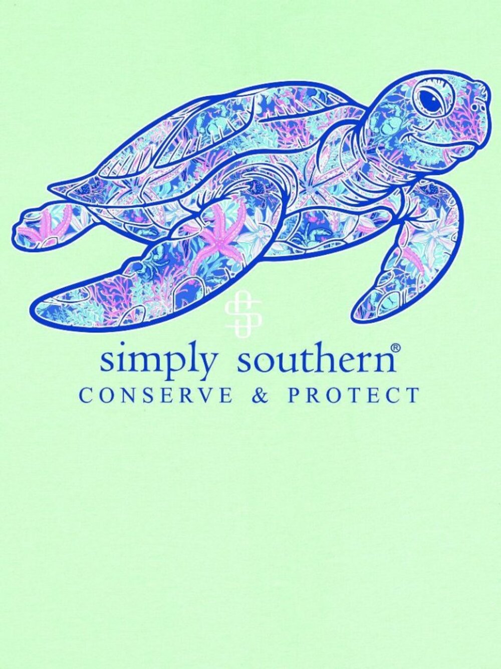 Reef Turtle Tracker Shirt by Simply Southern - Picture 2 of 4